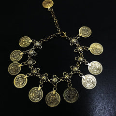 Luxury Charm Coin Bracelet Anklet